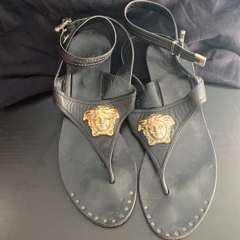 Versace Medusa Head Sandals